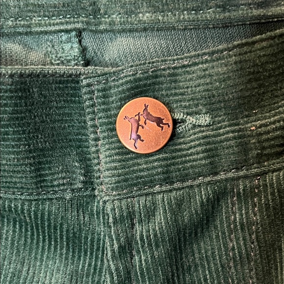 NWT - Peter Christian - Men's Emerald Flat Front Corduroy Pants - Size 36 x 30 - Picture 5 of 11